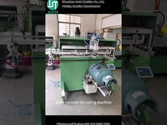 Kavisli ekran yazıcısı gaz silindirleri için baskı logosu