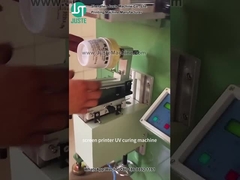 Plastik şişe bardağı için kıvrımlı ekran yazıcısı silindir şekli baskı