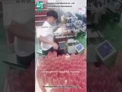 Plastik şişe için eğri ekranlı yazıcı baskı logosu