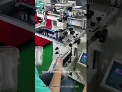 Plastik bardak için eğri ekranlı yazıcı baskı logosu